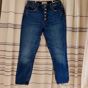 Abercrombie high rise skinny curve love fit